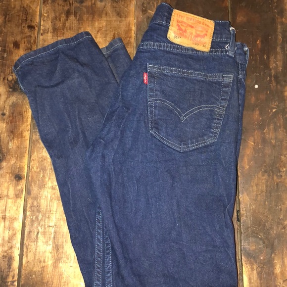 Levi's Denim - Levi 511 30x30 Dark Wash Jean